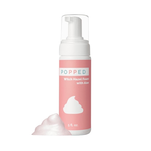 Popped Witch Hazel Foam with Aloe for Postpartum Care, Feminine Cooling Wash, 5 fl oz