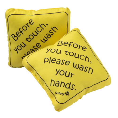 Safety 1st No Germs On Board Sign Accessory 2PK, Yellow, Infant, Unisex