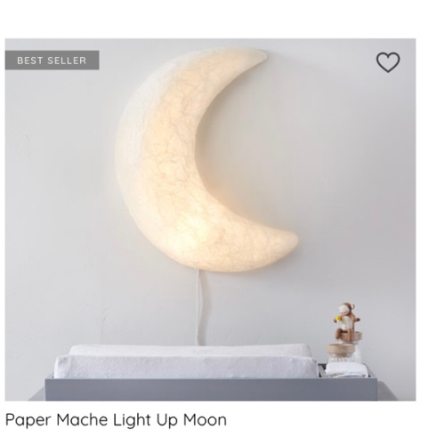 Paper mache moon light | Pottery Barn Kids