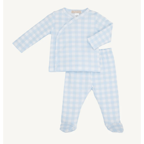 Cameron Cross-Front Set - Buckhead Blue Gingham