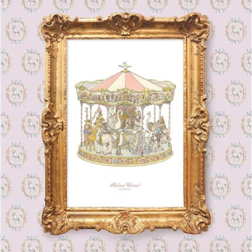 Art Print – Carousel Pink - Atelier Choux