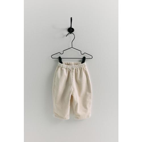 BAGGY CORDUROY PANTS - Ecru | ZARA United States