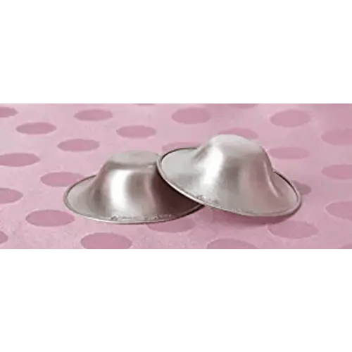SILVERETTE The Original Silver Nursing Cups, Silverettes Metal Nipple Covers for Breastfeeding, Nursing Shield, 925 Silver Nipple Cover Guards, Soothe and Protect Sore Nipples -Made in Italy - Regular