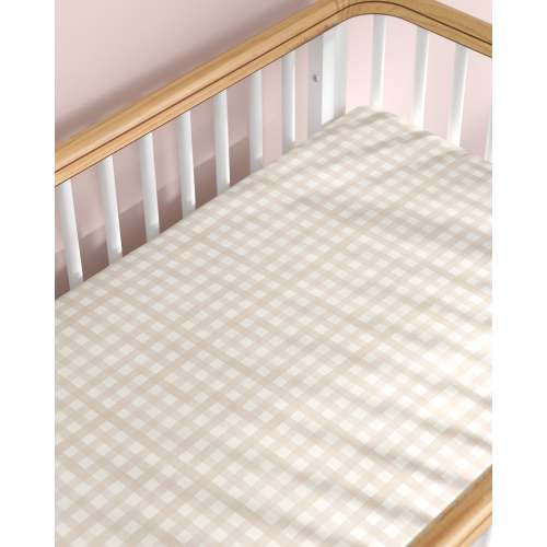 Gingham Crib Sheet Set | Nestig