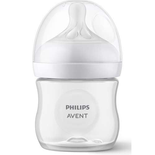 Philips Avent Natural Baby Bottle With Natural Response Nipple, Clear, 4oz, 3pk