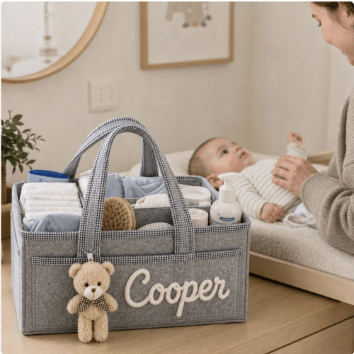 Diaper Caddy w/name
