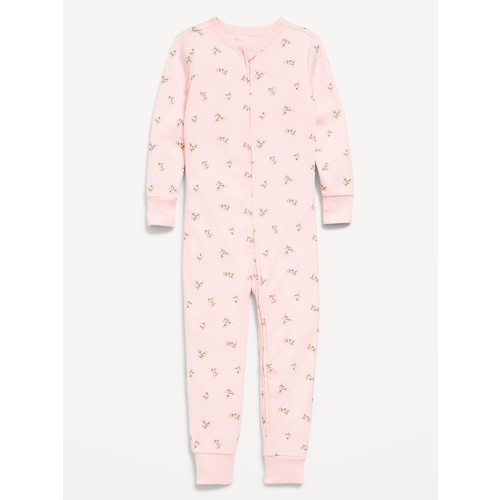 Unisex Snug-Fit 2-Way-Zip Printed Pajama One-Piece for Toddler & Baby