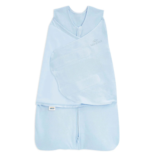 Chambray Organic Cotton Swaddle Gift Box | HALO