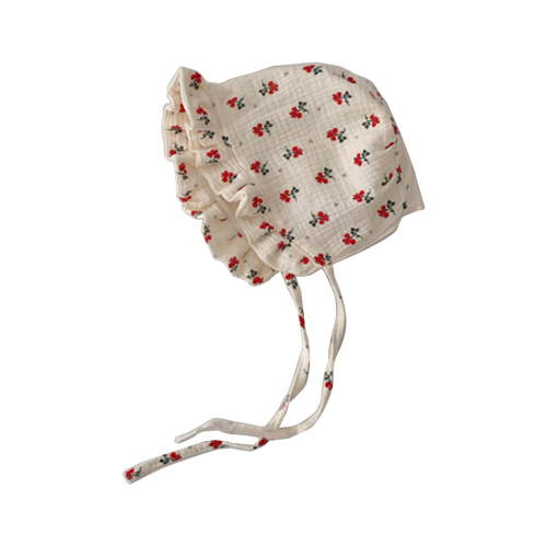 Breathable Lace Baby Girl Bonnet Hat Cute & Fashionable Kids Cap Playful Floral Cap for Infant Princess