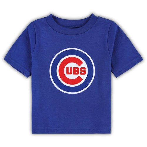 Infant Chicago Cubs Royal Team Crew Primary Logo T-Shirt