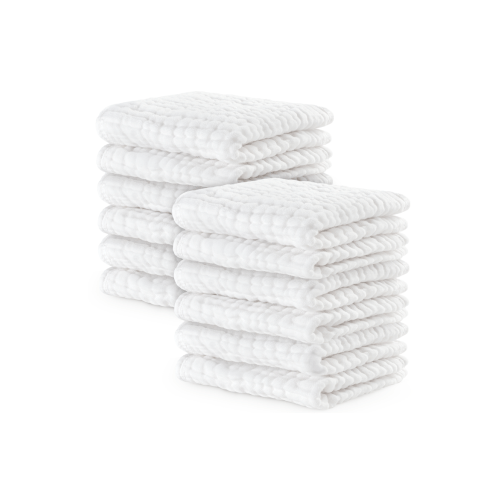 Muslin Washcloths - Pack of 10
