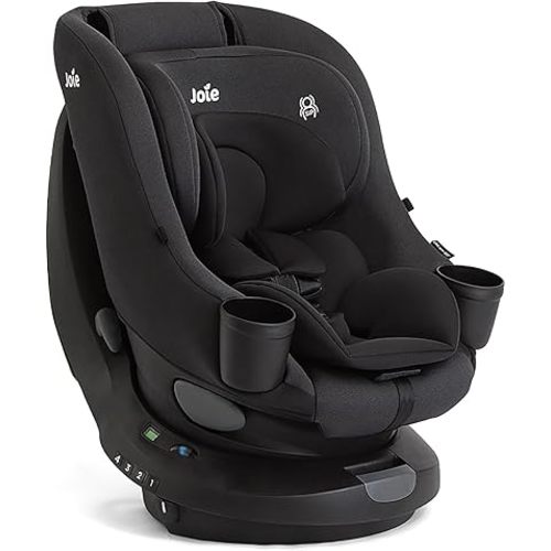 Chili Spin 360 2-in-1 Rotating Convertible Car Seat with a 360 Spin and Easy Installation - Lower Anchor Attachment or Vehicle Belt Installation (Shale)