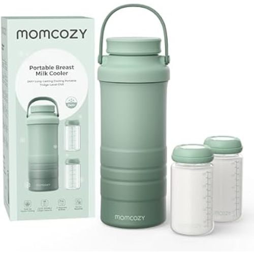 Momcozy 22oz Portable Breastmilk Cooler for 24H Outdoor, Newborn Essentials