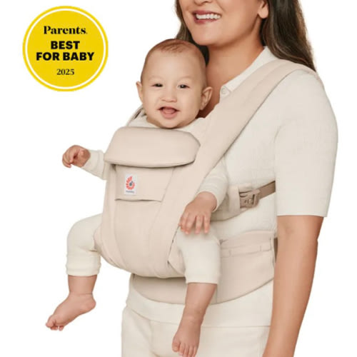 Omni Deluxe Baby Carrier in Corton, Natural Beige