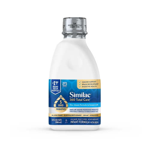 Similac Baby Formula 32 fl oz Ready-to-Feed with 5 HMOs for Immune and Digestive Support