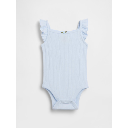 Baby Pointelle Rib Tank Bodysuit