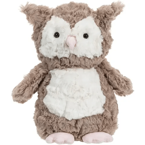 Apricot Lamb Toys Plush Brown Owl Stuffed Animal Soft Cuddly Perfect for Child (Brown Owl,9.5 Inches)