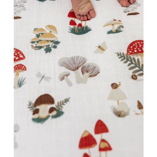 Mushroom Crib Sheet – Clementine Kids