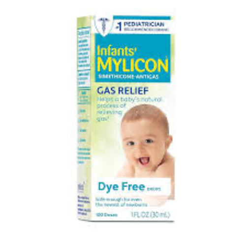 MYLICON Infants Gas Relief Drops for Infants and Babies, Dye Free Formula, 1 Fluid Ounce