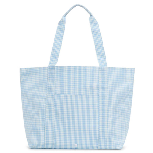 X-Large Tote - Jumbo Tote - Gingham Mist