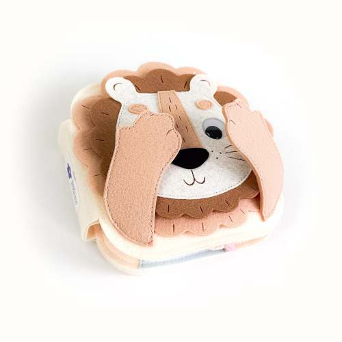 BROWN LION MNB2 Handmade Felt Interactive Quiet Books – TinyBusy