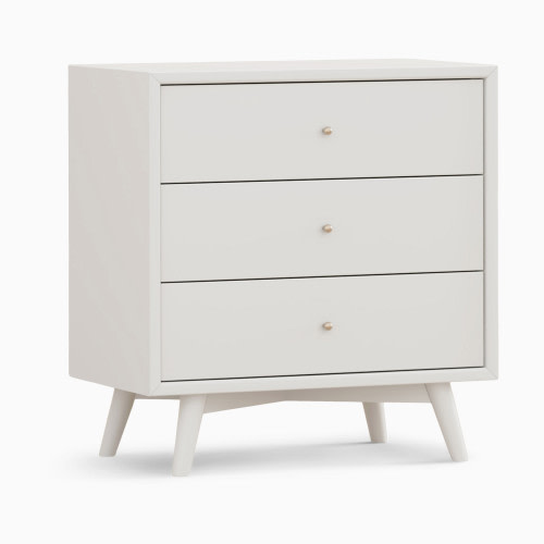 babyletto Palma 3-Drawer Assembled Dresser - White