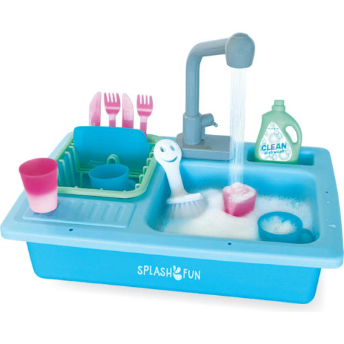 The Bubble Factory SPLASHFUN Wash-up Kitchen Sink Play Set
