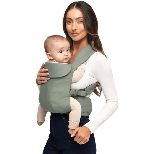 WildBird - Aerial Buckle Carrier - 2-24 Months - Standard (XS-XL) Acadian - Front or Back Carry - Cross Straps, Lumbar Support, Headrest - Hip Healthy - Baby Carrier - Baby Essentials - New Mom Gifts