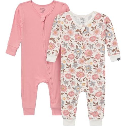 Modern Moments by Gerber unisex-baby Viscose 2-pack Footless Tight Fitting Pajamas