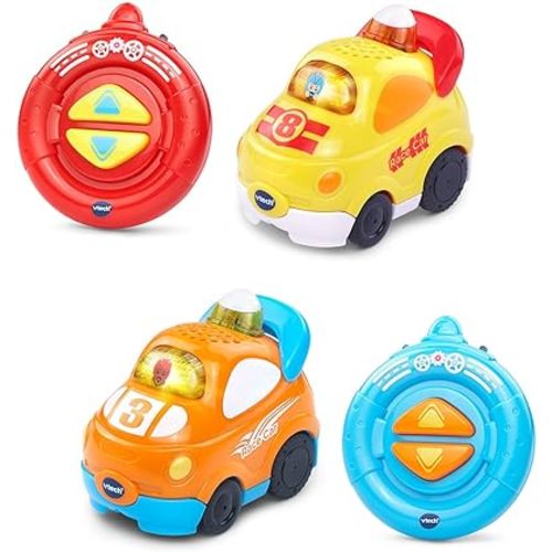 VTech Go! Go! Smart Wheels Speedway RC SmartPoint Racer (2 Pack), Multicolor