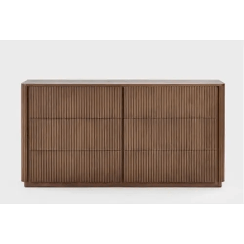 Kissa Reeded 6 Drawer Dresser