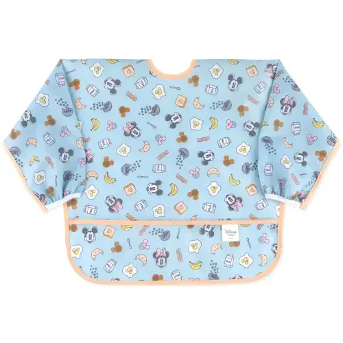Sleeved Bib: Mickey + Minnie Sunny Side Up – Bumkins