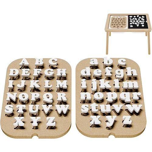 Sensory Table Flisat Trofast Inserts Alphabet Board Set of 2 Pieces, flisat Sensory Table Inserts