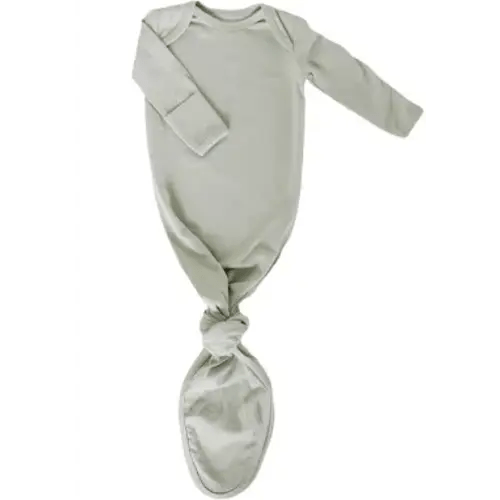 marlowe & co knotted newborn cotton gown