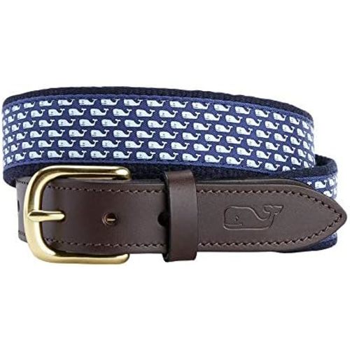 vineyard vines Boys' Boys Whale Canvas Club Belt