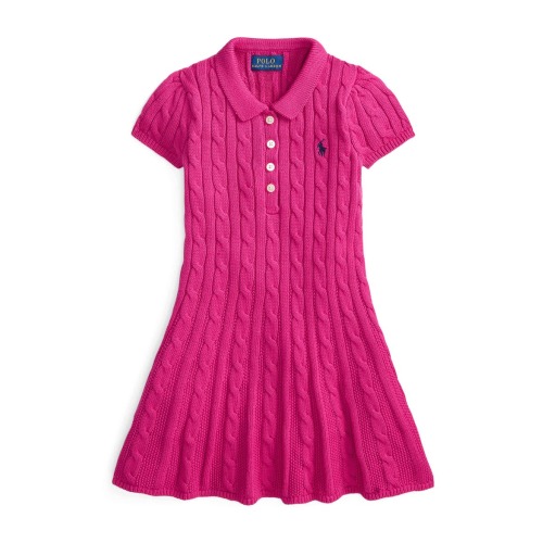 Kids' Cable Stitch Sweater Dress