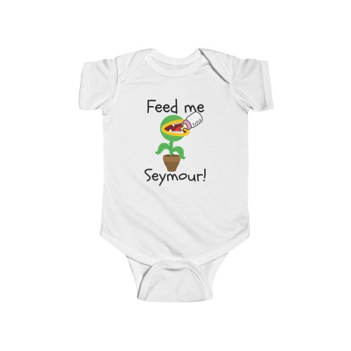 Feed Me Seymour! Little Shop of Horrors Baby Bodysuit