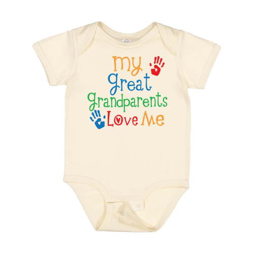 Inktastic My Great Grandparents Love Me Boys or Girls Baby Bodysuit