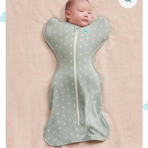 Swaddle Up™ 1.0 TOG Cotton Olive Moon