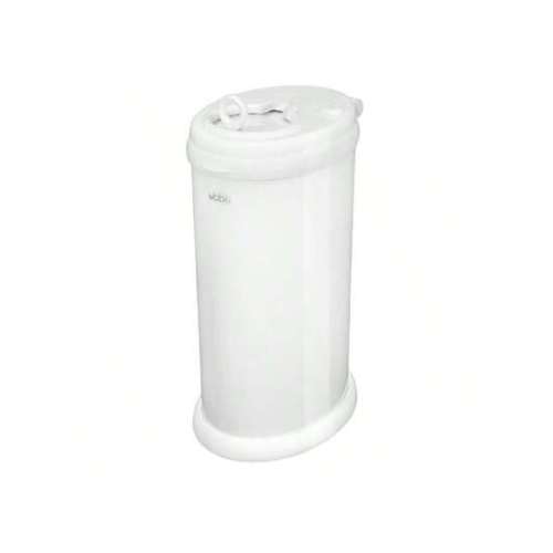 Steel Diaper Pail, Odor Locking, No Special Bag Required, Award - Winning, Registry Must - Have, White
