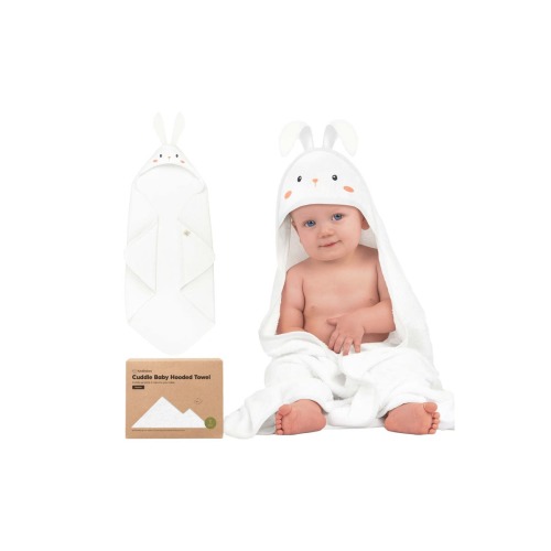 Cuddle Baby Hooded Towel, Medium - Bunny