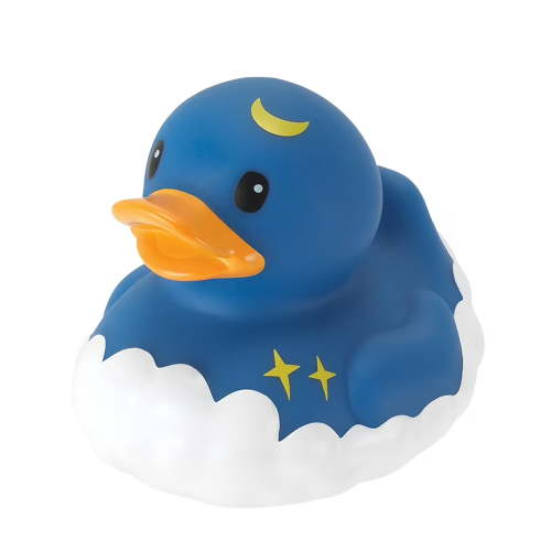 Infantino Fun Time Duck Baby Bath Toy, Squeezable Floating Duck, BPA-Free, Infant & Toddler Bath Toy, Cloud