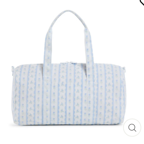 Duffel - Weekender - Ribbon Floral Blue