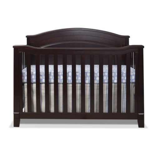 Sorelle Berkley Round Top Panel Crib  - Espresso