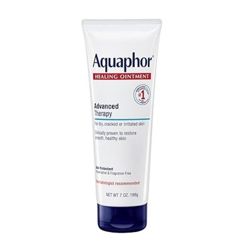 Aquaphor Healing Ointment Advanced Therapy Skin Protectant Skin Care Set, Body Moisturizer for Dry Skin, Minor Cuts and Burns, Dry Cuticles, Cracked Heels, Hands and Lips, 14 Oz Jar + 1.75 Oz Tube
