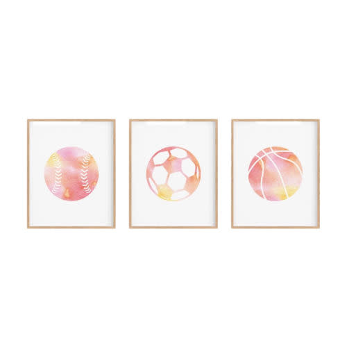 Sports Poster Set | FlipTheScriptStudios – Girls’ Sports Wall Decor