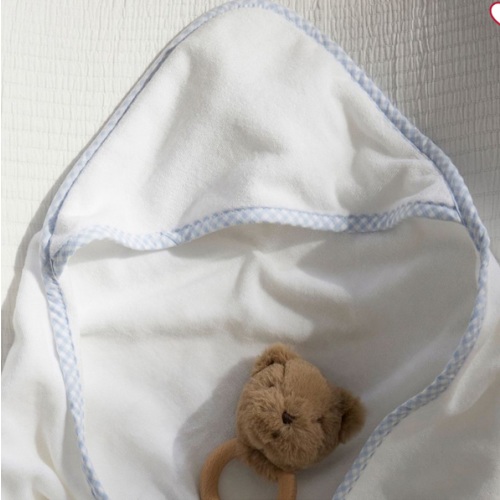 Gingham Baby Hooded Towels | Pottery Barn Kids