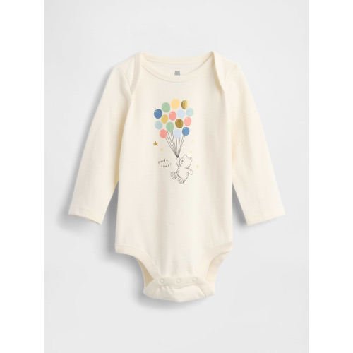 Baby First Favorites Organic Cotton NYC Logo Pocket Bodysuit