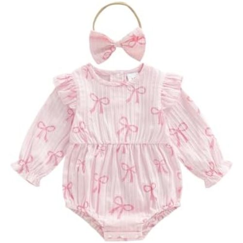 Big Sister Little Sister Matching Outfit Toddler Newborn Baby Girl Romper Bow Ruffle Long Sleeve Dress Clothes Fall