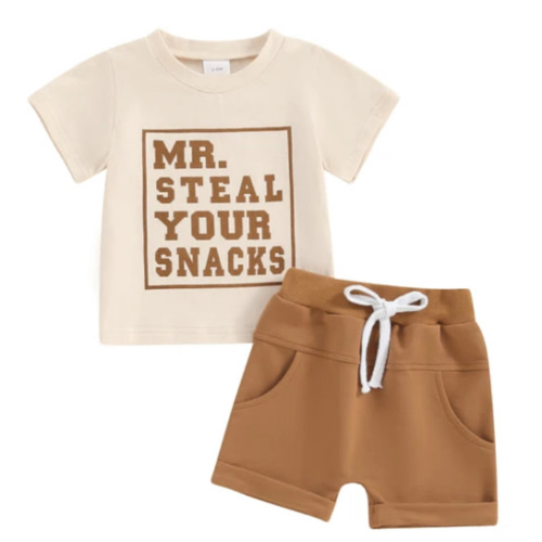 MR STEAL YOUR SNACKS Summer Outfit - Hazel & Bo